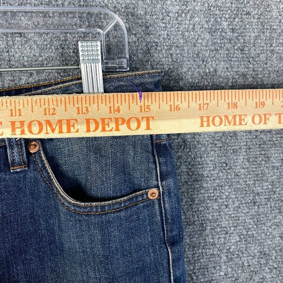 Volcom Straight Leg Skinny Jeans Women's Size 9 Denim Cotton Mid Rise - Picture 3 of 12